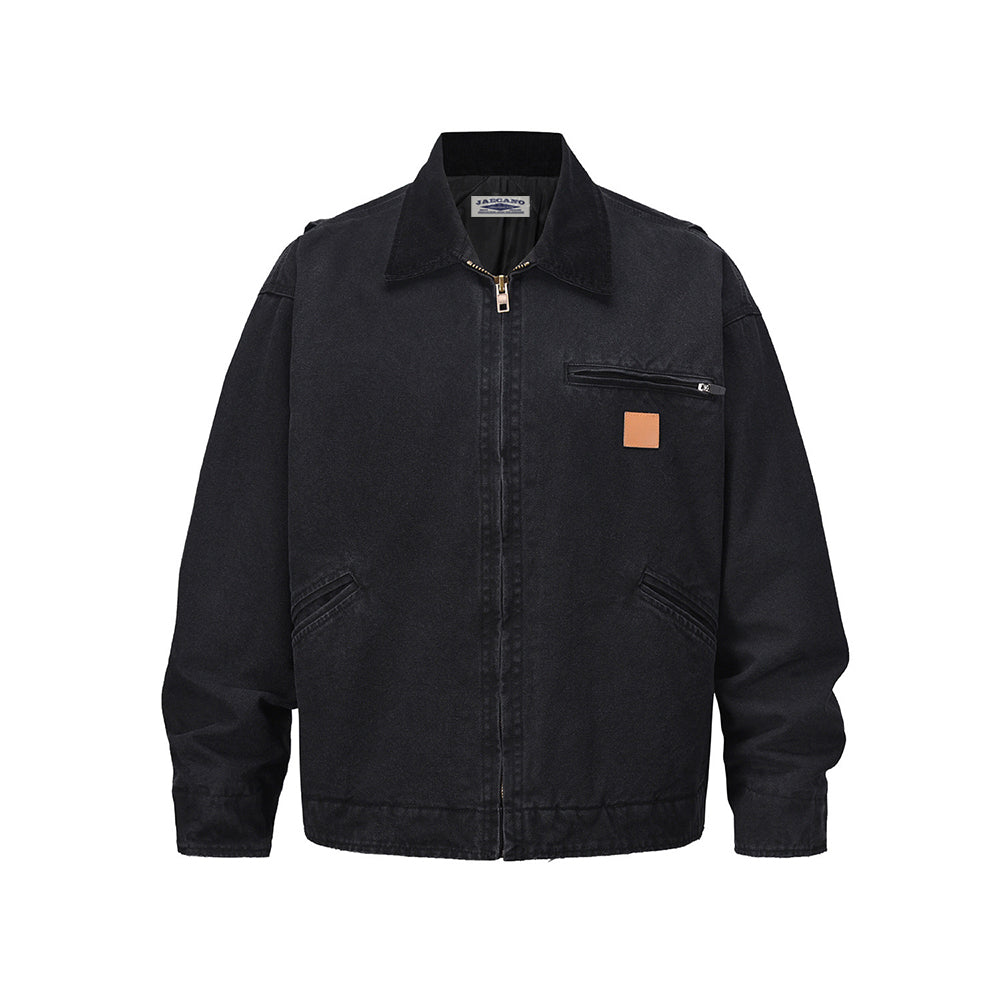 Retro minimalist cotton-padded jacket