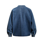 Washed letter jacket