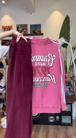 復古做舊圓領衛衣