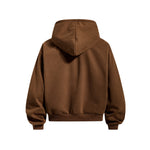 Retro Print Hooded Jacket