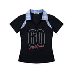 레트로 패치워크 반팔 (여성용)