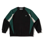 Fleece-lined crew neck sweatshirt