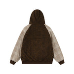 Leopard print casual cotton jacket