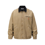 Retro minimalist cotton-padded jacket