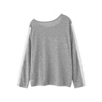Simple off-shoulder long sleeves (women's)