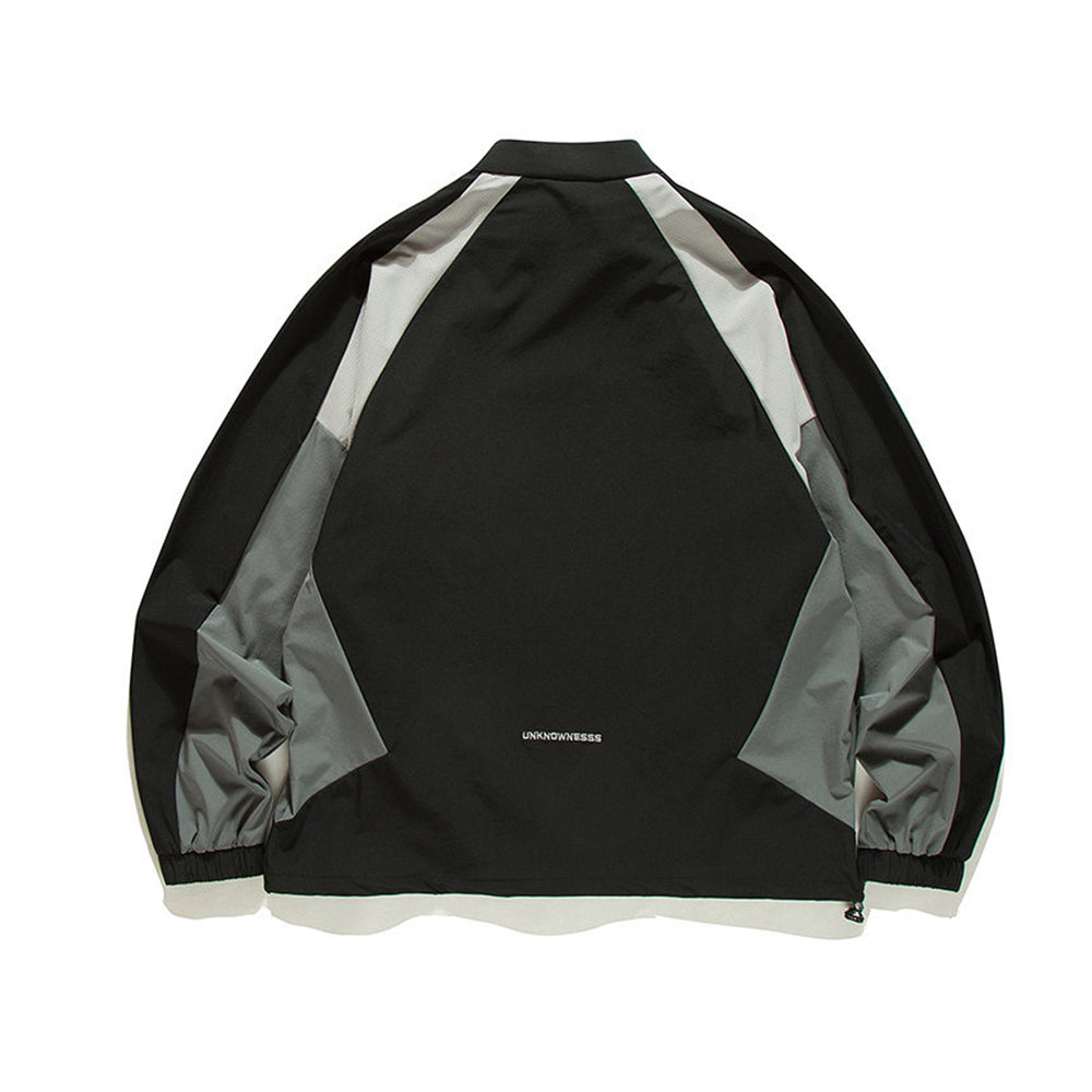 Breathable color-blocked top