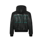 Hooded cotton jacket