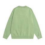 撞色可愛針織衫